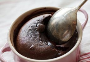 culinária: fondant au chocolat